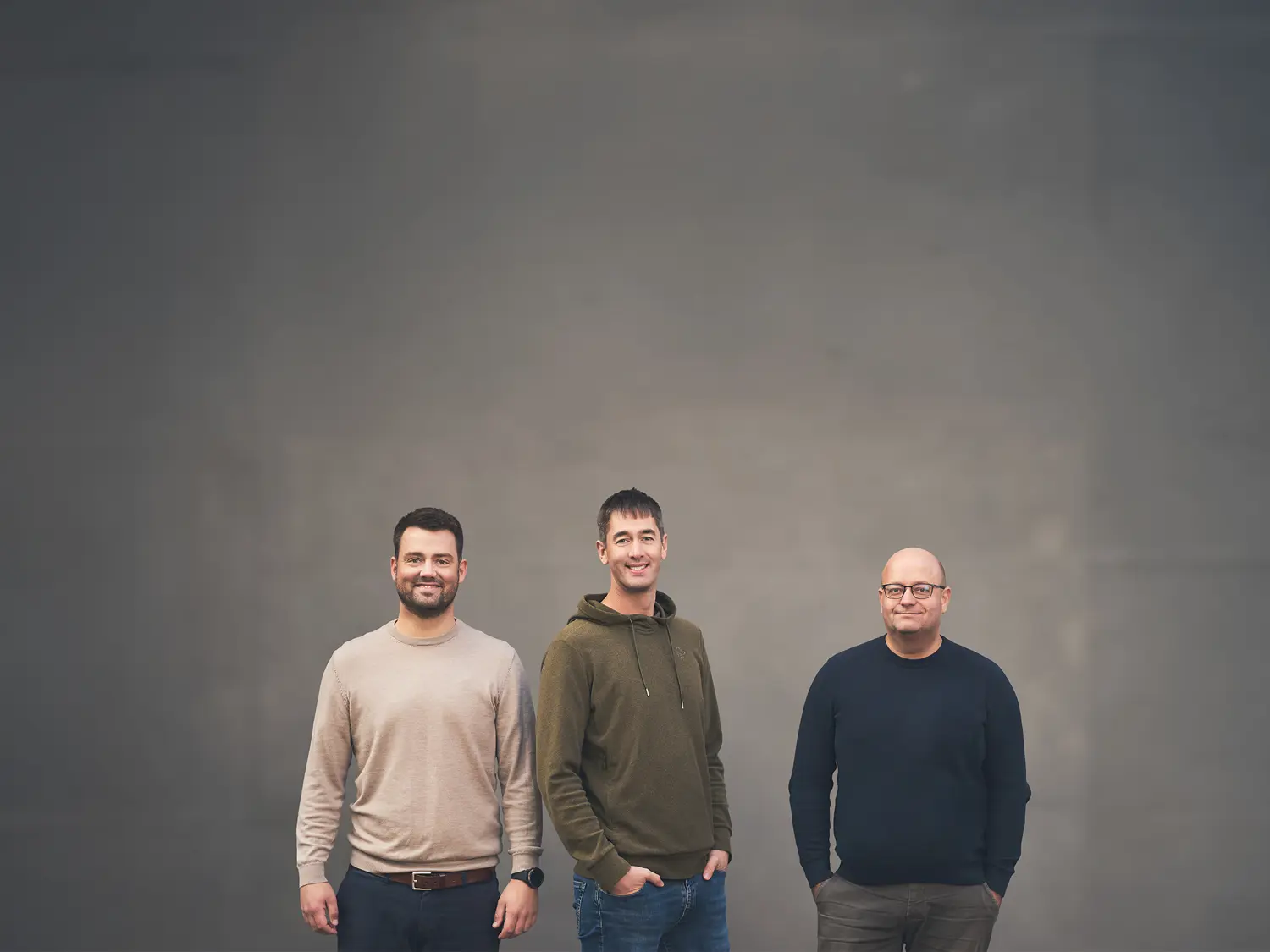 Bilde av eierne i Valis. Simen, Ole Martin og Henrik.